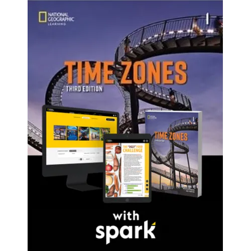 Time Zones 3ED Level 1 Spark platform, Instant Access (AmEng)