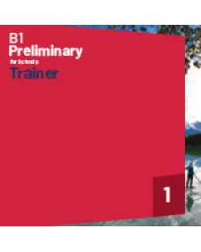 B1 Preliminary for Schools Trainer 1 Student’s eBook with Answers Digital Pack